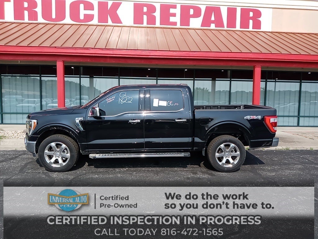 Used 2021 Ford F-150 Lariat with VIN 1FTEW1EP2MFB66443 for sale in Kansas City