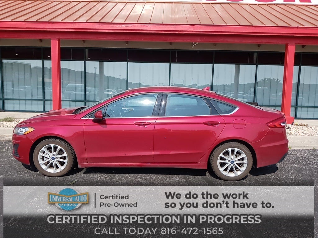Used 2020 Ford Fusion Hybrid SE with VIN 3FA6P0LU3LR148528 for sale in Kansas City